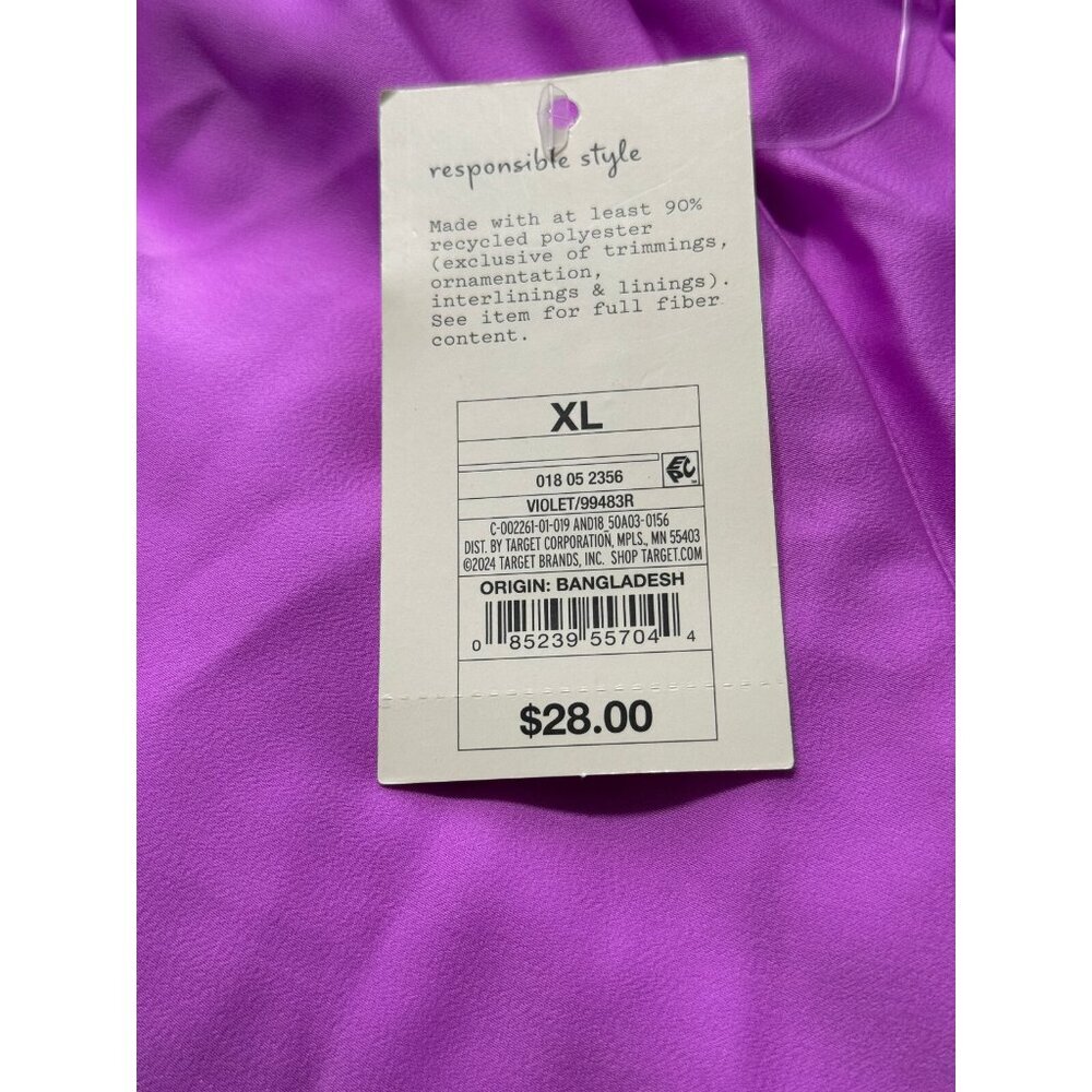 XL - Womens Maxi A-Line Slip Skirt - A New Day - Violet - Picture 5 of 6